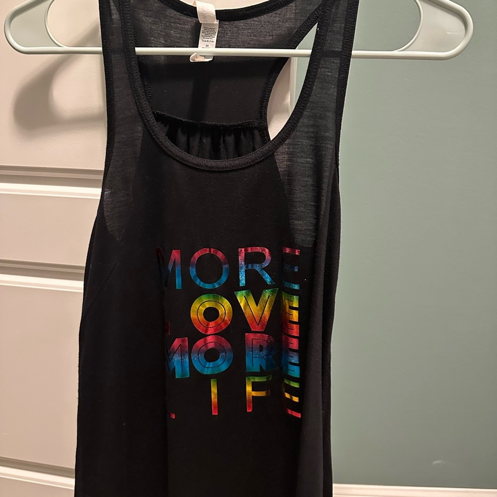 OTF OrangeTheory More Love, More Life Bella tank top